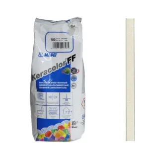5QA010302A Mapei Keracolor FF шовный заполнитель на цементной основе №103 белая луна 2 кг.
