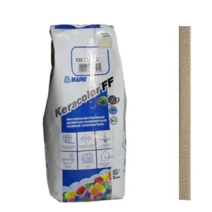 5QA013302A Mapei Keracolor FF шовный заполнитель на цементной основе №133 Песочный 2 кг.