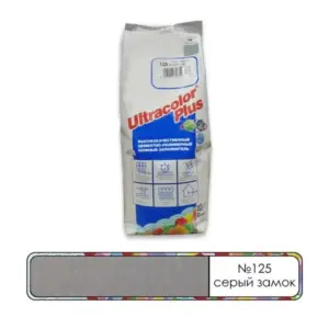 60012502A Mapei Ultracolor Plus шовный заполнитель на цементной основе №125 Серый замок 2 кг.