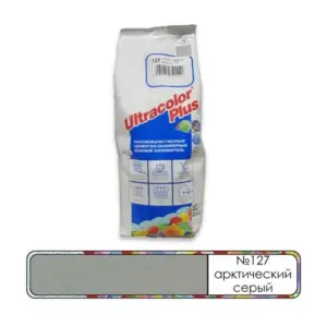 60012702A Mapei Ultracolor Plus шовный заполнитель на цементной основе №127 Арктический серый 2 кг.