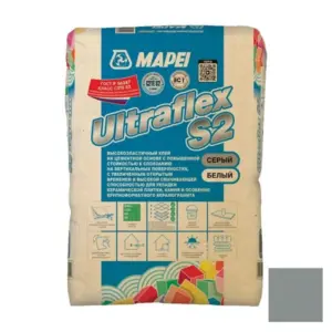 2903825 Клей для плитки и камня Mapei Ultraflex S2 серый 25 кг