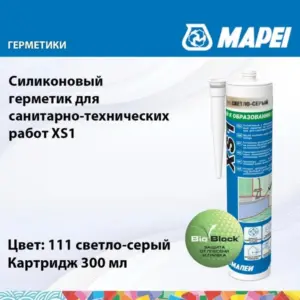 3BW011142R Мапеи XS1 №111 Светло-серый герметик силиконовый 300мл